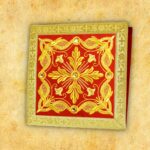 Bursa haftowana "Brillante-Rosso"