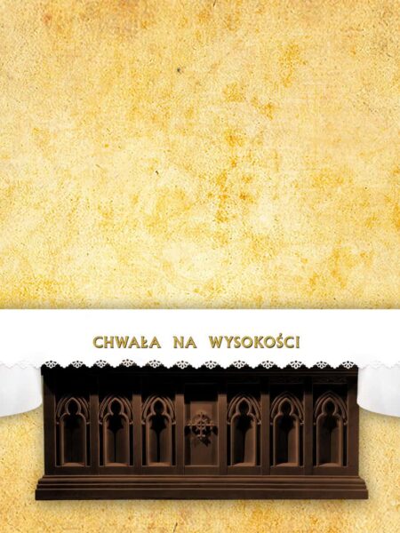 Obrus Foto Wycinany Laserowo "Chwała  Na Wysokości"