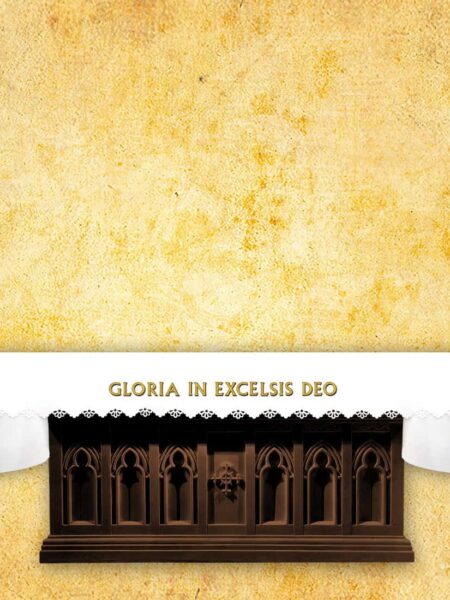Obrus Foto Wycinany Laserowo "Gloria  In Excelsis Deo"
