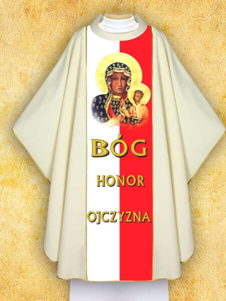 Ornat foto patriotyczny "Matka Boża Częstochowska"