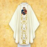 Ornat liturgiczny z wizerunkiem Maryi i Dzieciątka