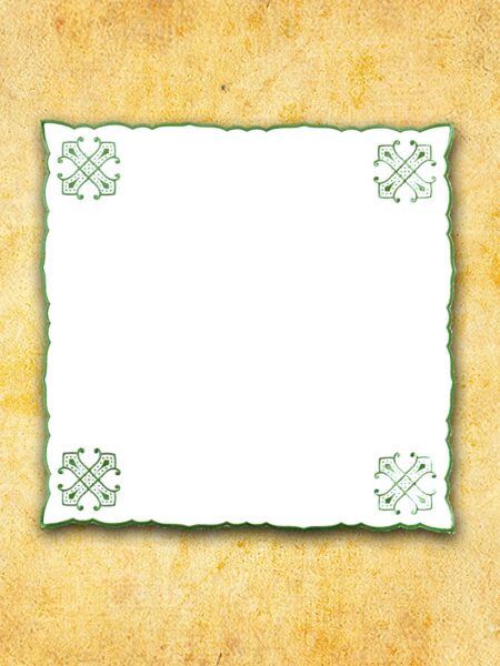 (product) Serwetka Haftowana "Calvario"
  Zielona 45X45