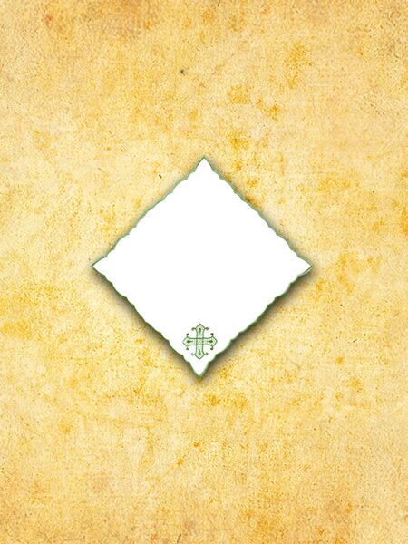 (product) Serwetka Haftowana "Calvario"
  Zielona 32X32