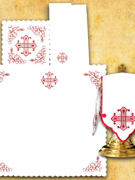 (product) Komplet "Calvario" Czerwony