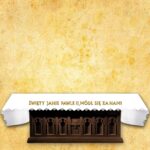 Obrus Foto Wycinany Laserowo "Święty  Janie Pawle Ii, Módl Się Za Nami"