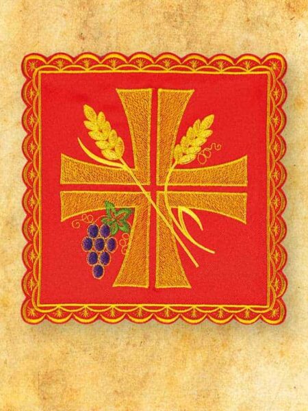 palka haftowana czerwona nr 29