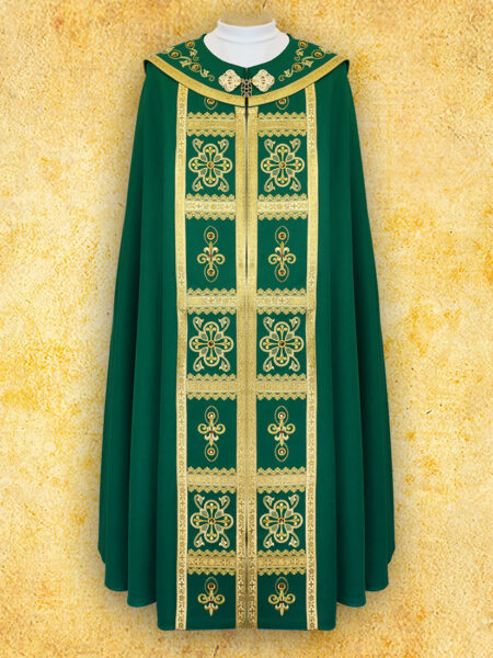 Kapa haftowana "Brillante-Verde"